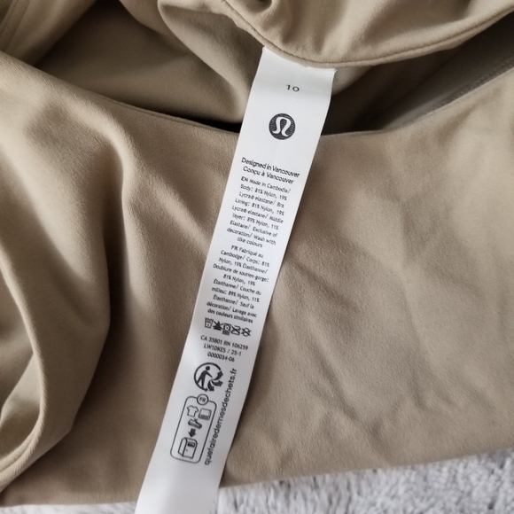 NWT LULULEMON Align High-Neck Tank Top Size 10 - Sheer Oak - Picture 6 of 7